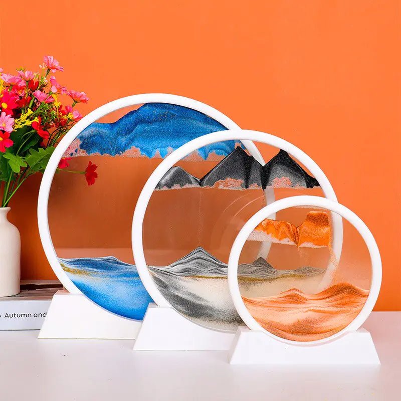 🌊 3D Moving Sand Art – Mesmerizing & Meditative Home Decor - Modern