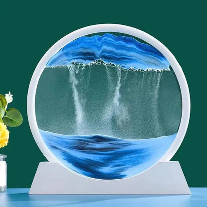 🌊 3D Moving Sand Art – Mesmerizing & Meditative Home Decor - Modern