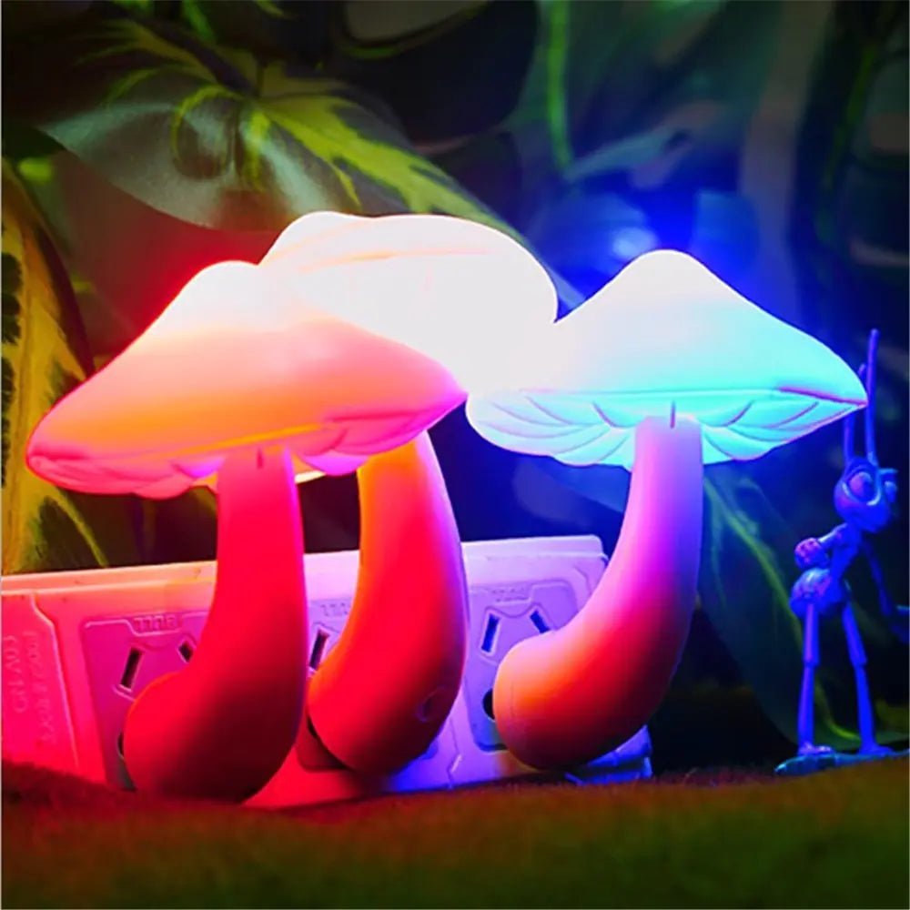 🍄 Mushroom Night Light with Sensor – A Whimsical Glow for Your Space - Modern