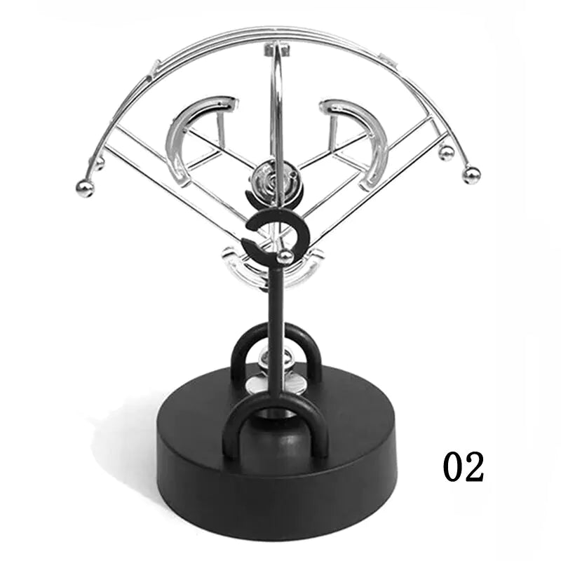 ⚖️ Newton Pendulum Miniature – Fascinating Physics Decor - Modern