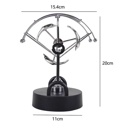 ⚖️ Newton Pendulum Miniature – Fascinating Physics Decor - Modern