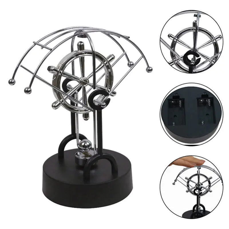 ⚖️ Newton Pendulum Miniature – Fascinating Physics Decor - Modern