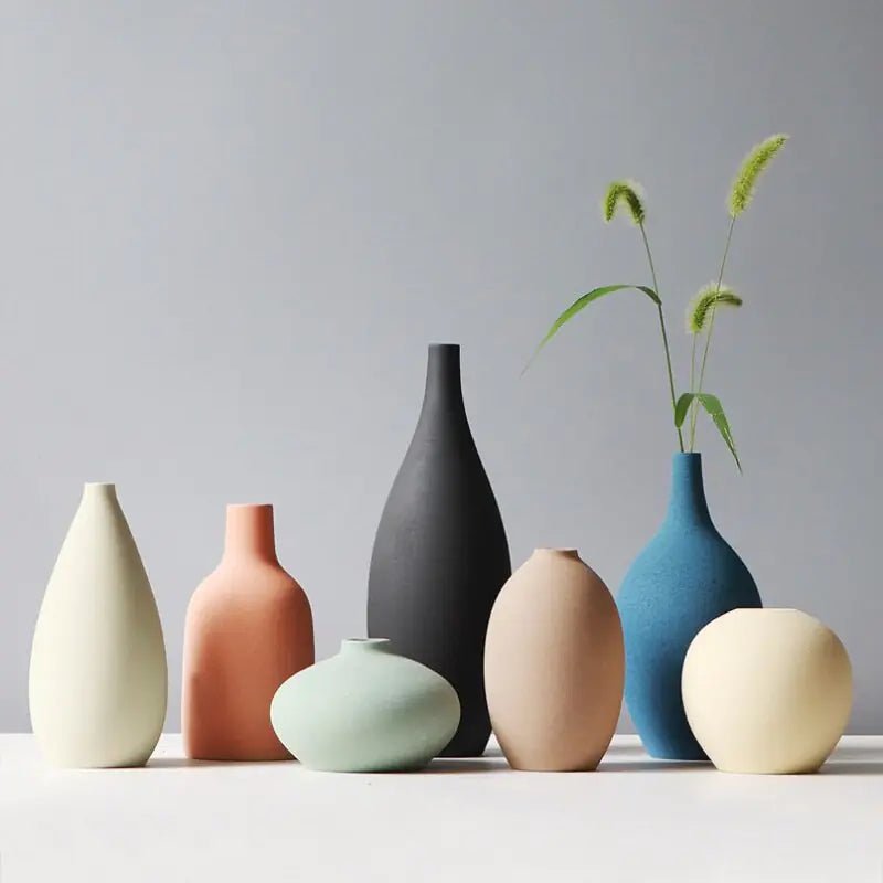 🏺 Nordic Ceramic Vases – Minimalist Elegance for Any Space - Modern