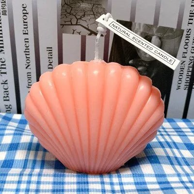 🕯️ Shell Candle – Elegant Home Décor & Thoughtful Gift - Modern