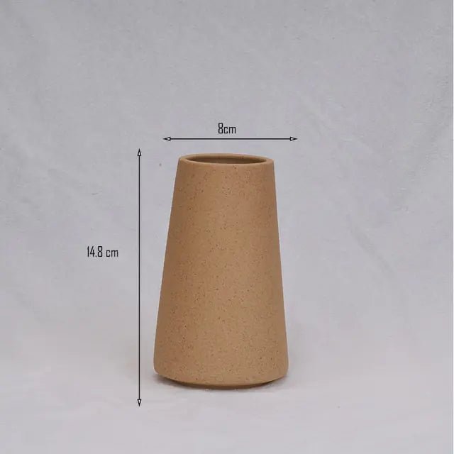 🏺 Simple Ceramic Vase – Minimalist Elegance for Every Space - Modern