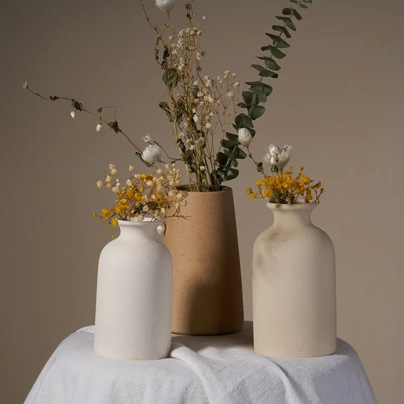 🏺 Simple Ceramic Vase – Minimalist Elegance for Every Space - Modern