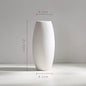 🏺 White Hemp Rope Ceramic Vase – Minimalist Elegance for Any Space - Modern