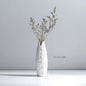 🏺 White Hemp Rope Ceramic Vase – Minimalist Elegance for Any Space - Modern