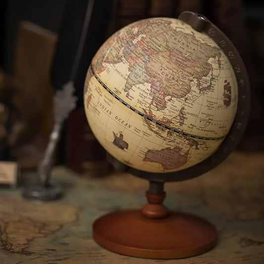 🌍 World Globe – Elegant & Educational Home Decor - Modern